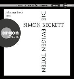 Hörbuchcover von Die ewigen Toten von Simon Beckett, wird gesprochen von Johannes Steck