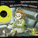 Hörbuchcover von Der kleine Vampir verreist von Angela Sommer-Bodenburg, wird gesprochen von Katharina Thalbach