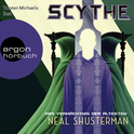 Hörbuchcover von Scythe - Das Vermächtnis der Ältesten von Neal Shusterman, wird gesprochen von Torsten Michaelis