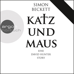 Hörbuchcover von Katz und Maus: Eine David Hunter Story von Simon Beckett, wird gesprochen von Johannes Steck