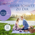 Hörbuchcover von Jeder Schritt zu dir von Marie Force, wird gesprochen von Christiane Marx