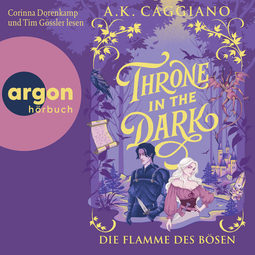 Hörbuchcover von Throne in the Dark von A. K. Caggiano, wird gesprochen von Corinna Dorenkamp, Tim Gössler