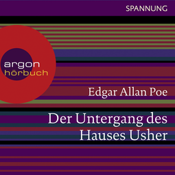 Hörbuchcover von Der Untergang des Hauses Usher von Edgar Allan Poe, wird gesprochen von Thomas Vogt