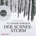 Hörbuchcover von Der Schneesturm von Vladimir Sorokin, wird gesprochen von Stefan Kaminski