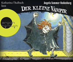Hörbuchcover von Der kleine Vampir von Angela Sommer-Bodenburg, wird gesprochen von Katharina Thalbach