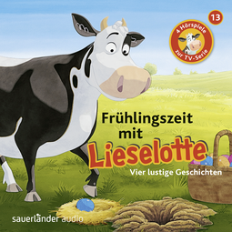 Hörbuchcover von Frühlingszeit mit Lieselotte von Alexander Steffensmeier, Fee Krämer, wird gesprochen von Uve Teschner, Simone Cohn-Vossen, Lena Zipp, Nils Torben Bartling, Victoria Schätzle