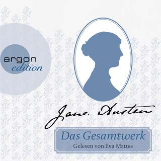 Hörbuchcover von Jane Austen – Das Gesamtwerk: Inhalt: Verstand und Gefühl, Stolz und Vorurteil, Mansfield Park, Emma, Northanger Abbey, Überredung, Lady Susan
