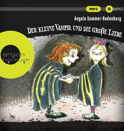 Hörbuchcover von Der kleine Vampir und die große Liebe von Angela Sommer-Bodenburg, wird gesprochen von Katharina Thalbach