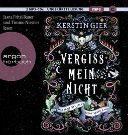 Hörbuchcover von Vergissmeinnicht – Was man bei Licht nicht sehen kann von Kerstin Gier, wird gesprochen von Jasna Fritzi Bauer, Timmo Niesner