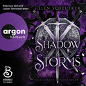 Hörbuchcover von Shadow and Storms: Die Legenden von Thezmarr 4 von Helen Scheuerer, wird gesprochen von Rebecca Veil, Julian Tennstedt