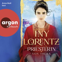 Hörbuchcover von Priesterin von Thera von Iny Lorentz, wird gesprochen von Anne Moll