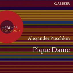 Hörbuchcover von Pique Dame von Alexander Puschkin, wird gesprochen von Markus Hoffmann