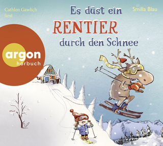 Hörbuchcover von Es düst ein Rentier durch den Schnee