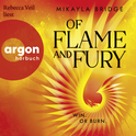 Hörbuchcover von Of Flame And Fury von Mikayla Bridge, wird gesprochen von Rebecca Veil