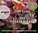 Hörbuchcover von Die Vegetarierin: Roman von Han Kang, wird gesprochen von Thomas Loibl, Rike Schmid, Devid Striesow