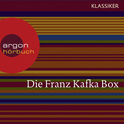 Hörbuchcover von Die Franz Kafka Box (Die Verwandlung / Das Urteil / In der Strafkolonie / Ein Landarzt / Auf der Galerie u.a.) von Franz Kafka, wird gesprochen von Wolfgang Schiffer, Ulrich Matthes, Oliver Nitsche, Hans Peter Hallwachs