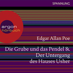 Hörbuchcover von Die Grube und das Pendel & Der Untergang des Hauses Usher von Edgar Allan Poe, wird gesprochen von Joachim Schönfeld, Tom Vogt