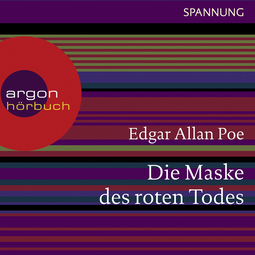 Hörbuchcover von Die Maske des roten Todes von Edgar Allan Poe, wird gesprochen von Joachim Schönfeld