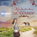 Hörbuchcover von Kinderlachen auf dem Dünenhof: Roman von Anke Petersen, wird gesprochen von Jodie Ahlborn