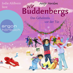 Hörbuchcover von Wir Buddenbergs – Das Geheimnis vor der Tür von Antje Herden, wird gesprochen von Jodie Ahlborn