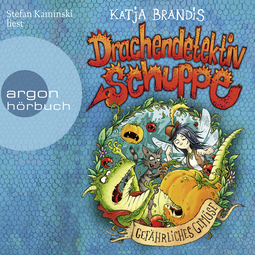 Hörbuchcover von Drachendetektiv Schuppe – Gefährliches Gemüse von Katja Brandis, wird gesprochen von Stefan Kaminski