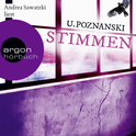 Hörbuchcover von Stimmen von Ursula Poznanski, wird gesprochen von Andrea Sawatzki