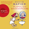 Hörbuchcover von Plötzlich Shakespeare von David Safier, wird gesprochen von Christoph Maria Herbst, Anneke Kim Sarnau
