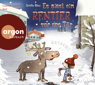 Hörbuchcover von Es niest ein Rentier vor der Tür