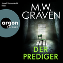 Hörbuchcover von Der Prediger von M.W. Craven, wird gesprochen von Josef Vossenkuhl