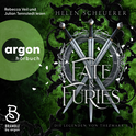Hörbuchcover von Fate and Furies: Die Legenden von Thezmarr 3 von Helen Scheuerer, wird gesprochen von Rebecca Veil, Julian Tennstedt