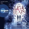 Hörbuchcover von Liga Lexis – Silberhelle Welten von Mo Enders, wird gesprochen von Leonie Landa