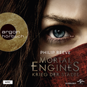 Hörbuchcover von Mortal Engines - Krieg der Städte von Philip Reeve, wird gesprochen von Robert Frank