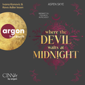 Hörbuchcover von Where the Devil Waits at Midnight von Aspen Skye, wird gesprochen von Ivana Konovic, Kevo Adler