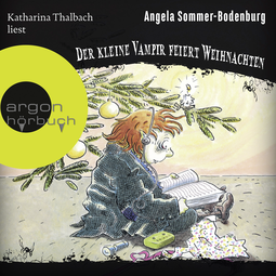 Hörbuchcover von Der kleine Vampir feiert Weihnachten von Angela Sommer-Bodenburg, wird gesprochen von Katharina Thalbach