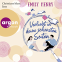 Hörbuchcover von Verliebt in deine schönsten Seiten: Roman von Emily Henry, wird gesprochen von Christiane Marx