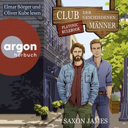Hörbuchcover von Platonic Rulebook von Saxon James, wird gesprochen von Elmar Börger, Oliver Kube