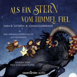 Hörbuchcover von Als ein Stern vom Himmel fiel: Eine Weihnachtsgeschichte aus Schweden von Sara B. Elfgren, wird gesprochen von Felix von Manteuffel