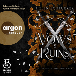 Hörbuchcover von Vows and Ruins von Helen Scheuerer, wird gesprochen von Rebecca Veil, Julian Tennstedt