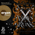 Hörbuchcover von Vows and Ruins: Die Legenden von Thezmarr 2 von Helen Scheuerer, wird gesprochen von Rebecca Veil, Julian Tennstedt