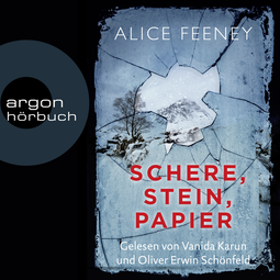 Hörbuchcover von Schere, Stein, Papier von Alice Feeney, wird gesprochen von Vanida Karun, Oliver Erwin Schönfeld