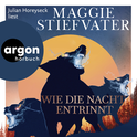 Hörbuchcover von Wie die Nacht entrinnt von Maggie Stiefvater, wird gesprochen von Julian Horeyseck