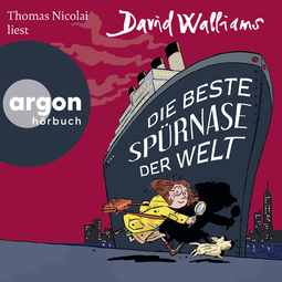 Hörbuchcover von Die beste Spürnase der Welt von David Walliams, wird gesprochen von Thomas Nicolai