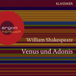 Hörbuchcover von Venus und Adonis von William Shakespeare, wird gesprochen von Michael Rotschopf