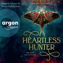 Hörbuchcover von Heartless Hunter. Der rote Nachtfalter, Band 1 von Kristen Ciccarelli, wird gesprochen von Henriette Schreurs, Moritz Frinberg