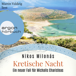 Hörbuchcover von Kretische Nacht von Nikos Milonás, wird gesprochen von Martin Valdeig