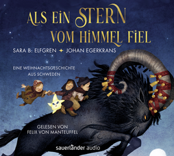 Hörbuchcover von Als ein Stern vom Himmel fiel: Eine Weihnachtsgeschichte aus Schweden von Sara B. Elfgren, wird gesprochen von Felix von Manteuffel