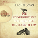Hörbuchcover von Die unwahrscheinliche Pilgerreise des Harold Fry: Roman von Rachel Joyce, wird gesprochen von Heikko Deutschmann