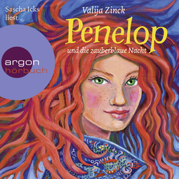 Hörbuchcover von Penelop und die zauberblaue Nacht von Valija Zinck, wird gesprochen von Sascha Icks