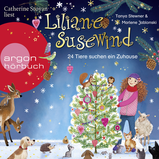 Hörbuchcover von Liliane Susewind – 24 Tiere suchen ein Zuhause. Das Adventskalender-Hörbuch