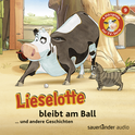 Hörbuchcover von Lieselotte bleibt am Ball: Vier Hörspiele – Folge 9 von Alexander Steffensmeier, Fee Krämer, wird gesprochen von Uve Teschner, Simone Cohn-Vossen, Lena Zipp, Nils Torben Bartling, Victoria Schätzle